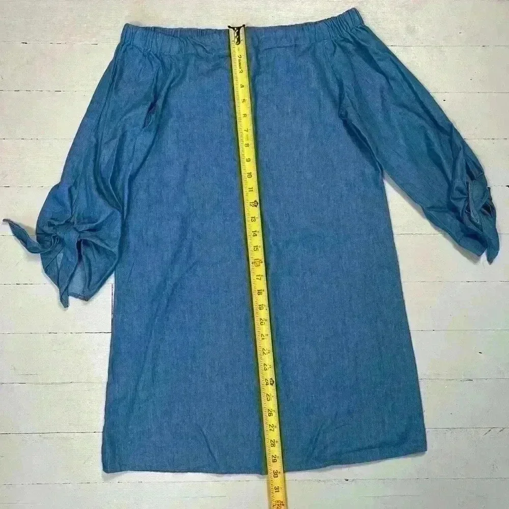 Altar’d State Blue Off The Shoulder Dress Women’s‎ Size Small